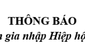 Thông báo đăng ký gia nhập Hiệp hội Nhà vệ sinh Việt Nam